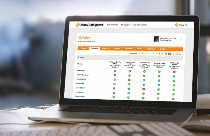 MonClubSportif - Simple and fast attendance management