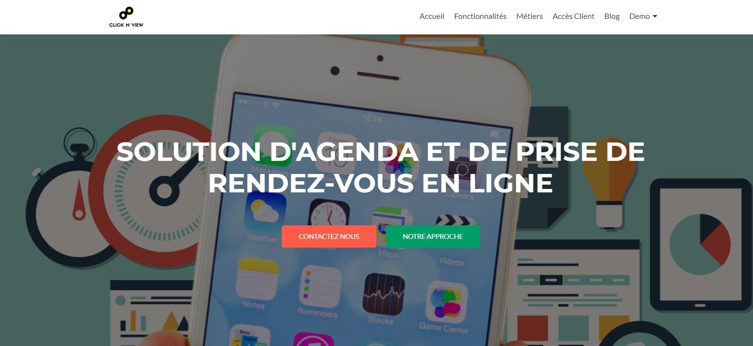 Avis Agenda Clic & View : Solution d'agenda et de prise de rendez-vous en ligne - Appvizer