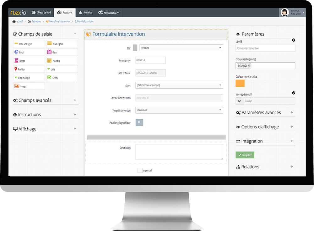 Flexio - Composeur de formulaires sur-mesure en drag & drop.