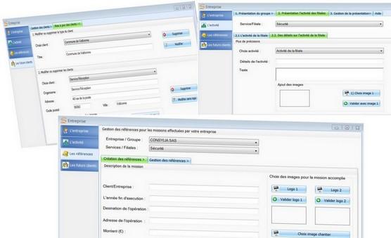 SOLARY MT - Interfaces du logiciel SOLARY MT