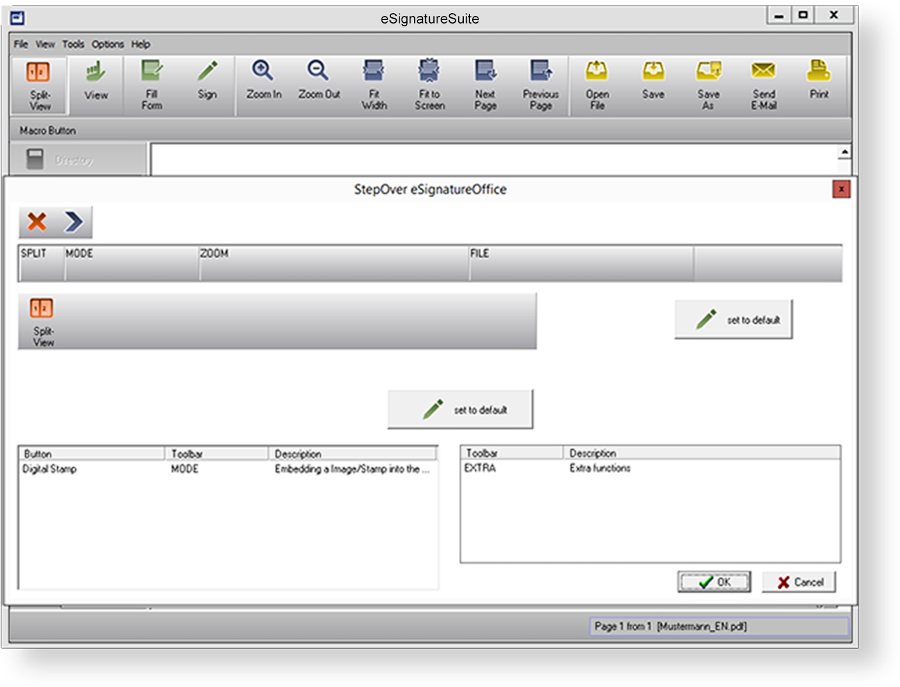A totally flexible standard application
Upon signing using the eSignatureSuite, the document can be automatically forwarded through the customer's internal workflow. Numerous possibilities for integration into existing processes are available.