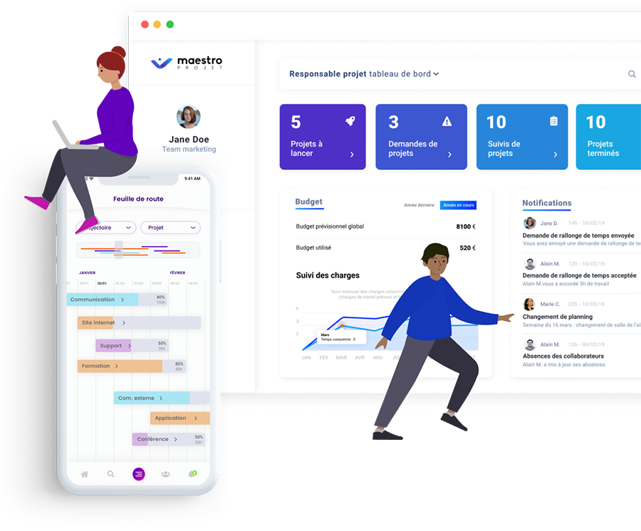 MAESTROPROJET - Your roadmap for rapid and efficient advancement.