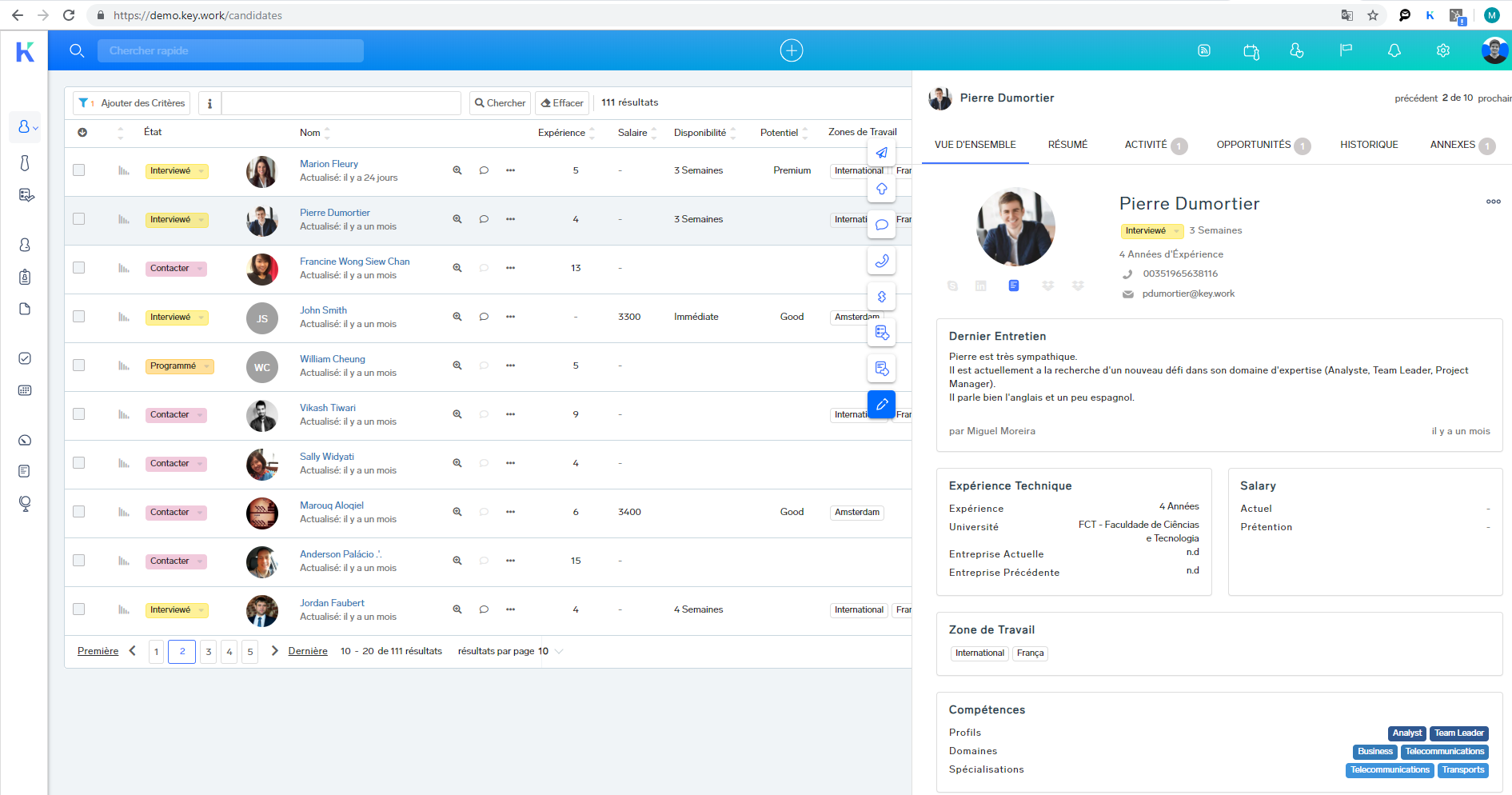 Keywork Recruitment - Screenshot 2
