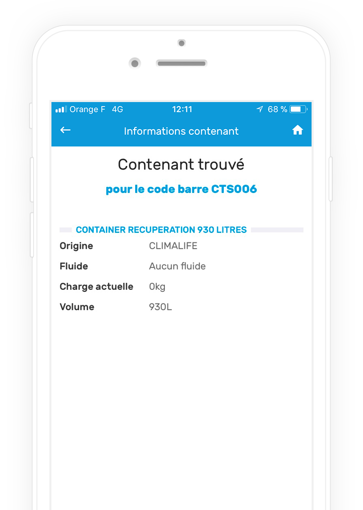 Clim'app - Scan emballages