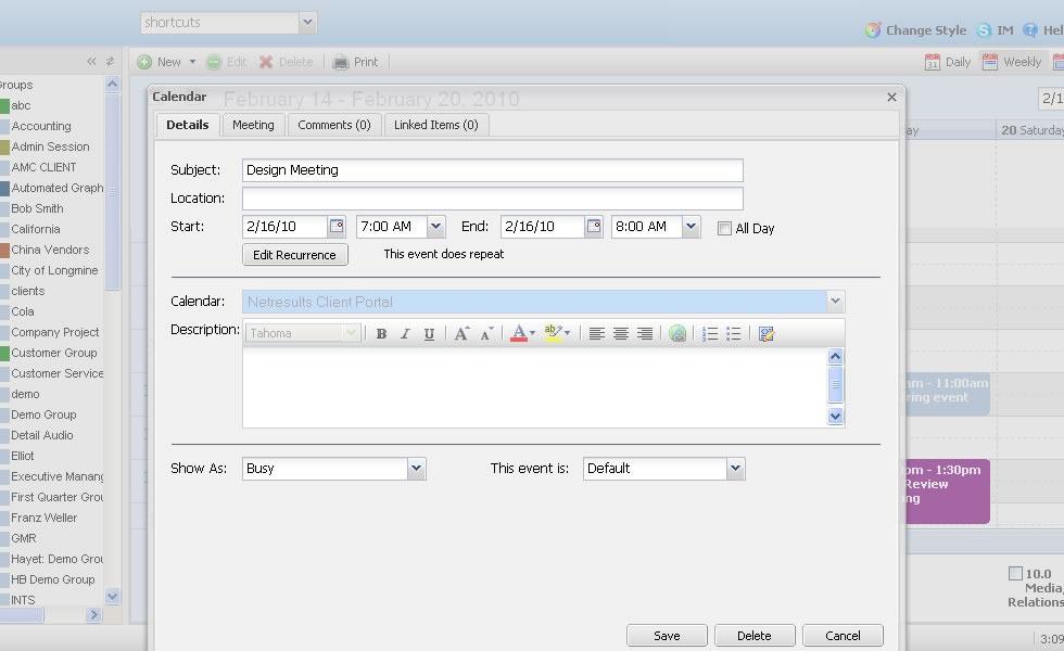 HyperOffice - HyperOffice: Documents partagés, Tâches et notes, Webmail (gestion des emails)