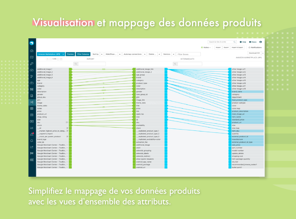 Productsup - Automatisez le mappage de vos attributs