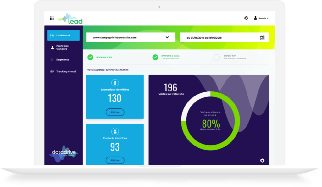 datadrive lead - Suivi KPI's