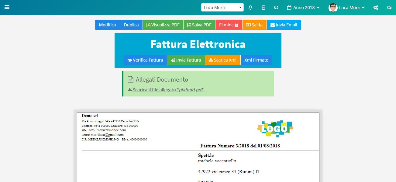 WindDoc - Fattura Elettronica