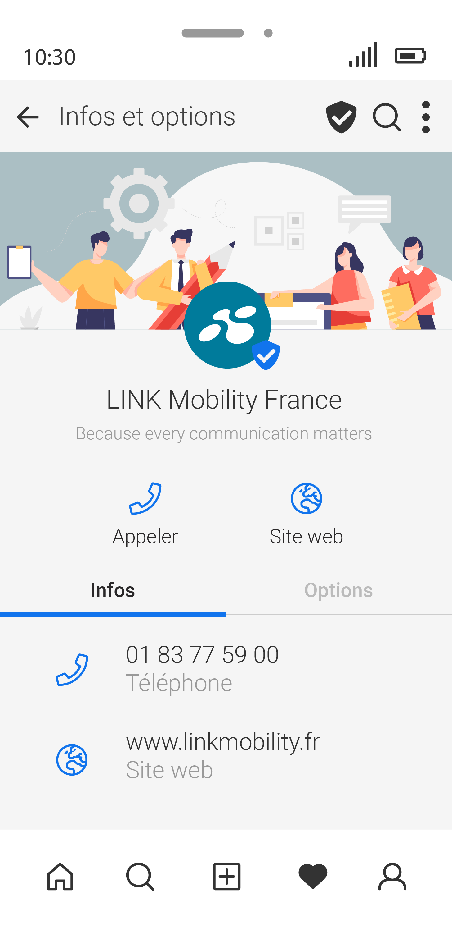 LINK Mobility - Avec la messagerie RCS, un monde de possibilités en matière de communication s'ouvre.