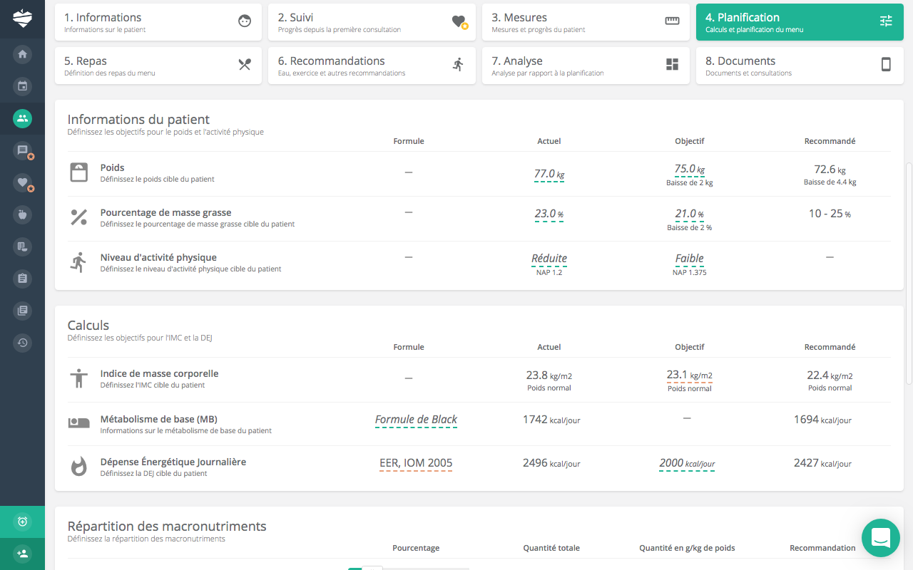 Nutrium Software - Nutrium-Nutrium_planification