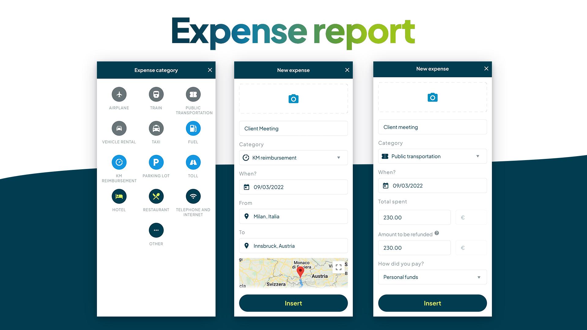 Submit and approve expenses in just a few taps