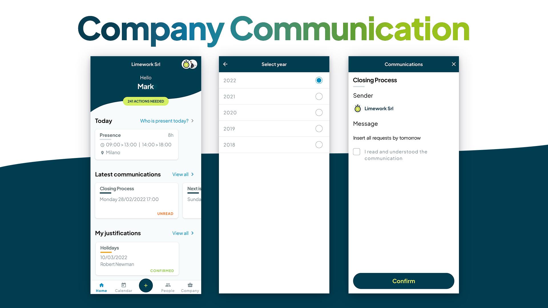 Fluida - Send important corporate communications