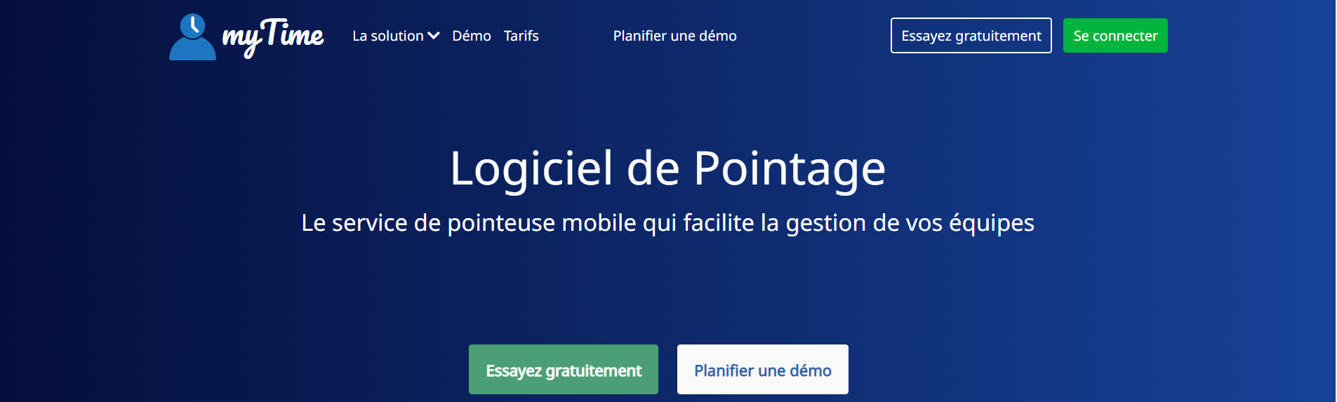 Avis MyTime : Solution mobile de pointage et de gestion des temps pour PME - Appvizer