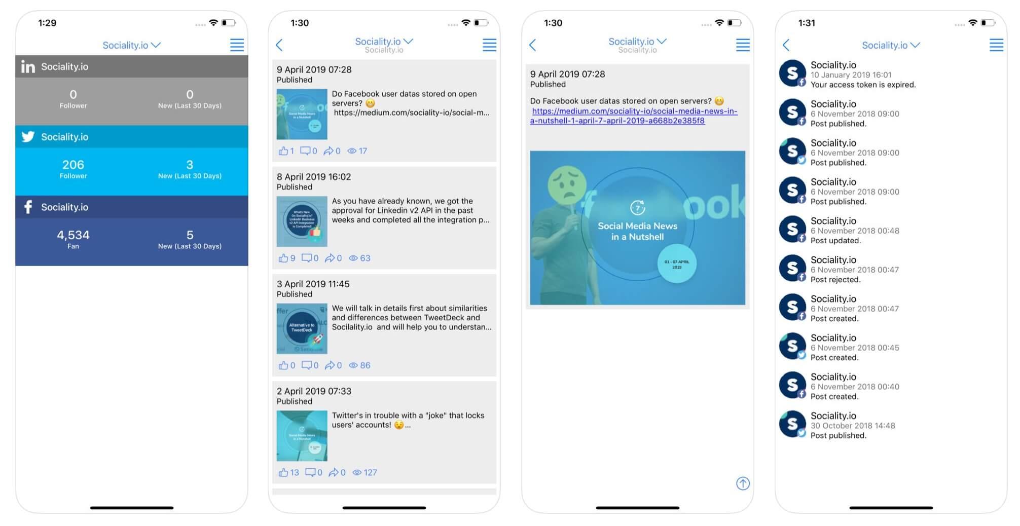Sociality.io - Mobile Application