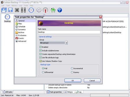 Cobian Backup - Screenshot 1