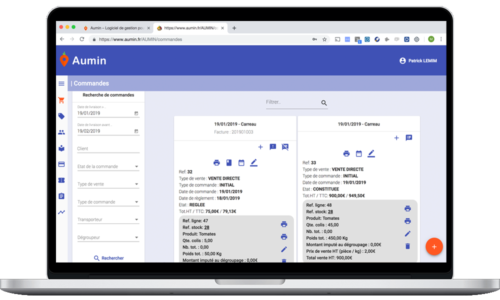 Avis AUMIN : Logiciel de gestion pour les grossistes du MIN - Appvizer