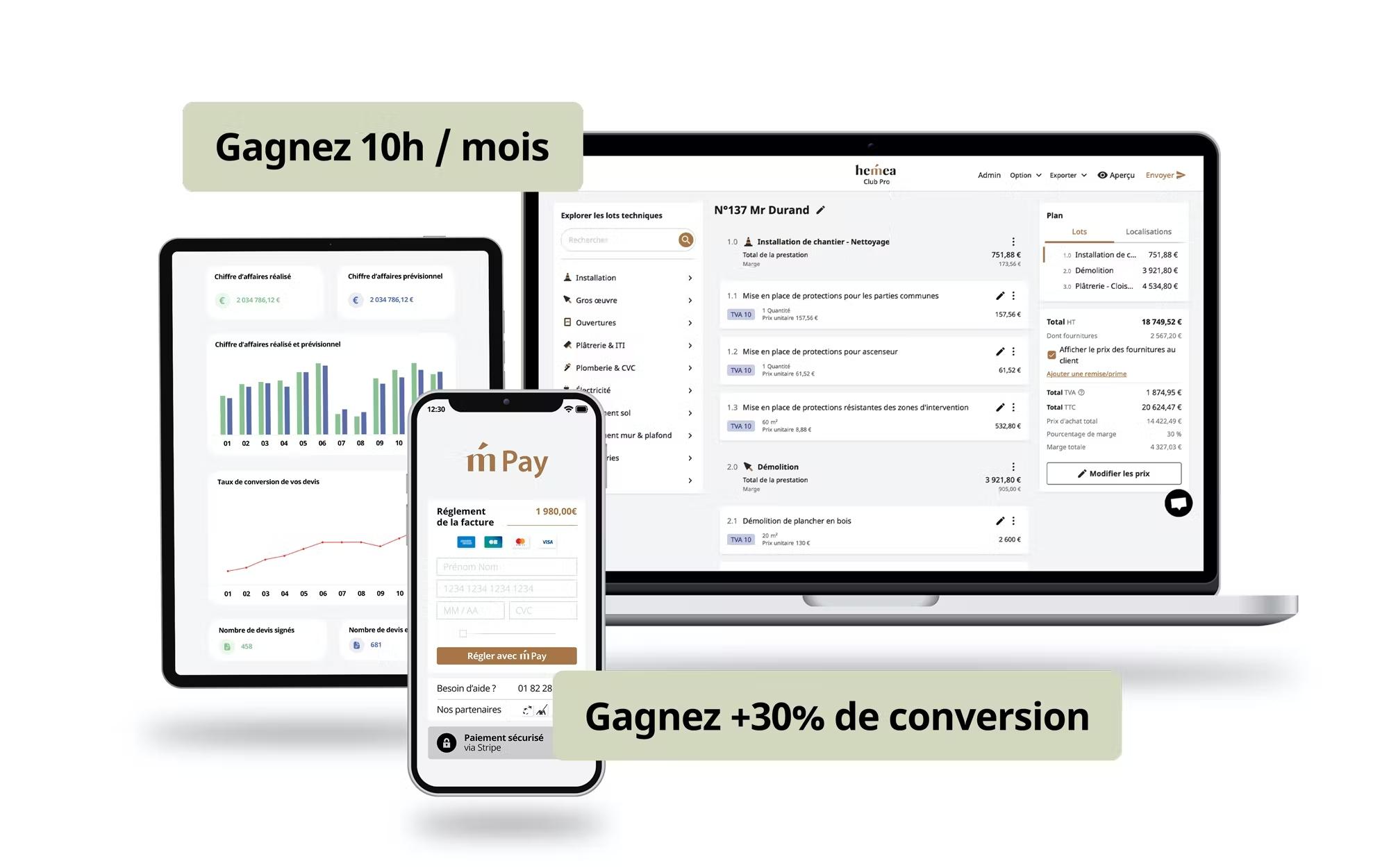 Avis hemea : Logiciel de devis bâtiment : Artisan - Appvizer