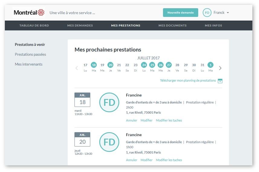 Ogustine Entreprise - Ogustine Selfservice-Ecran client Ogustine Entreprise - Ogustine Selfservice-Ecran client