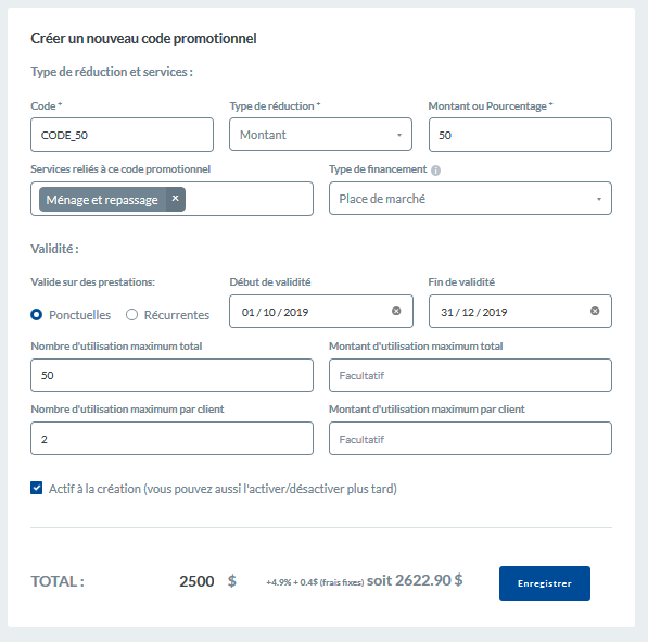 Ogustine Entreprise - Ogustine Selfservice-Code 1