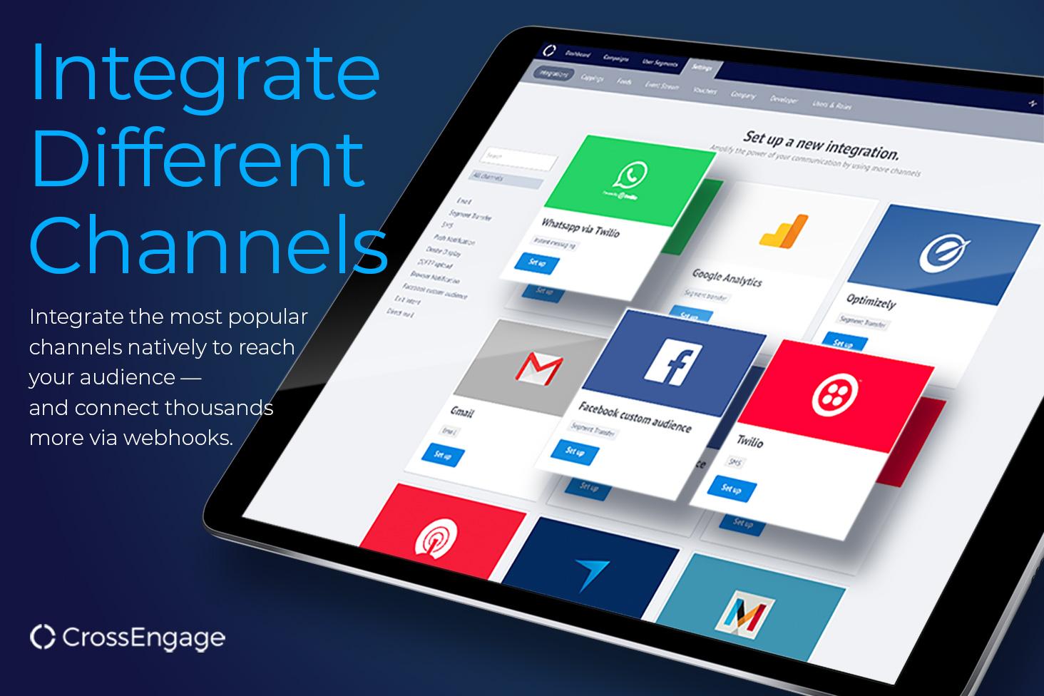 CrossEngage - Integrate Different Channels