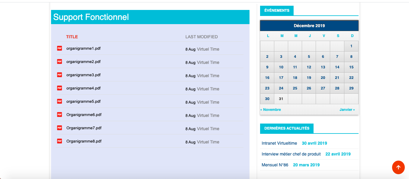 Intranet VirtuelTime - Intranet Virtueltime