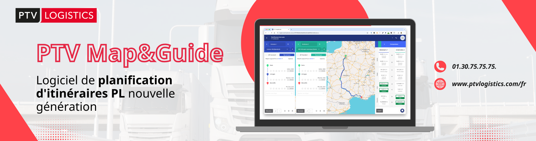 Avis PTV Map&Guide : logiciel de planification d’itinéraires poids lourds - Appvizer