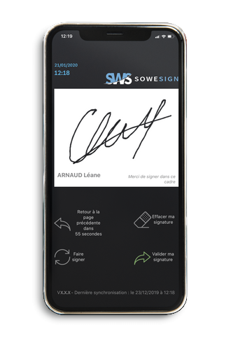 SoWeSign - Emargement via l'application