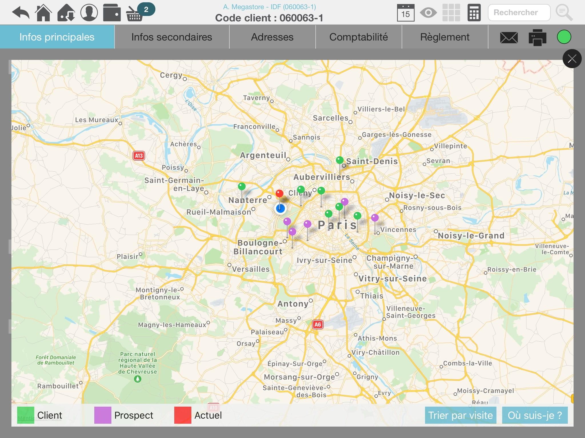 izOrder - izOrder - Géolocalisation des clients