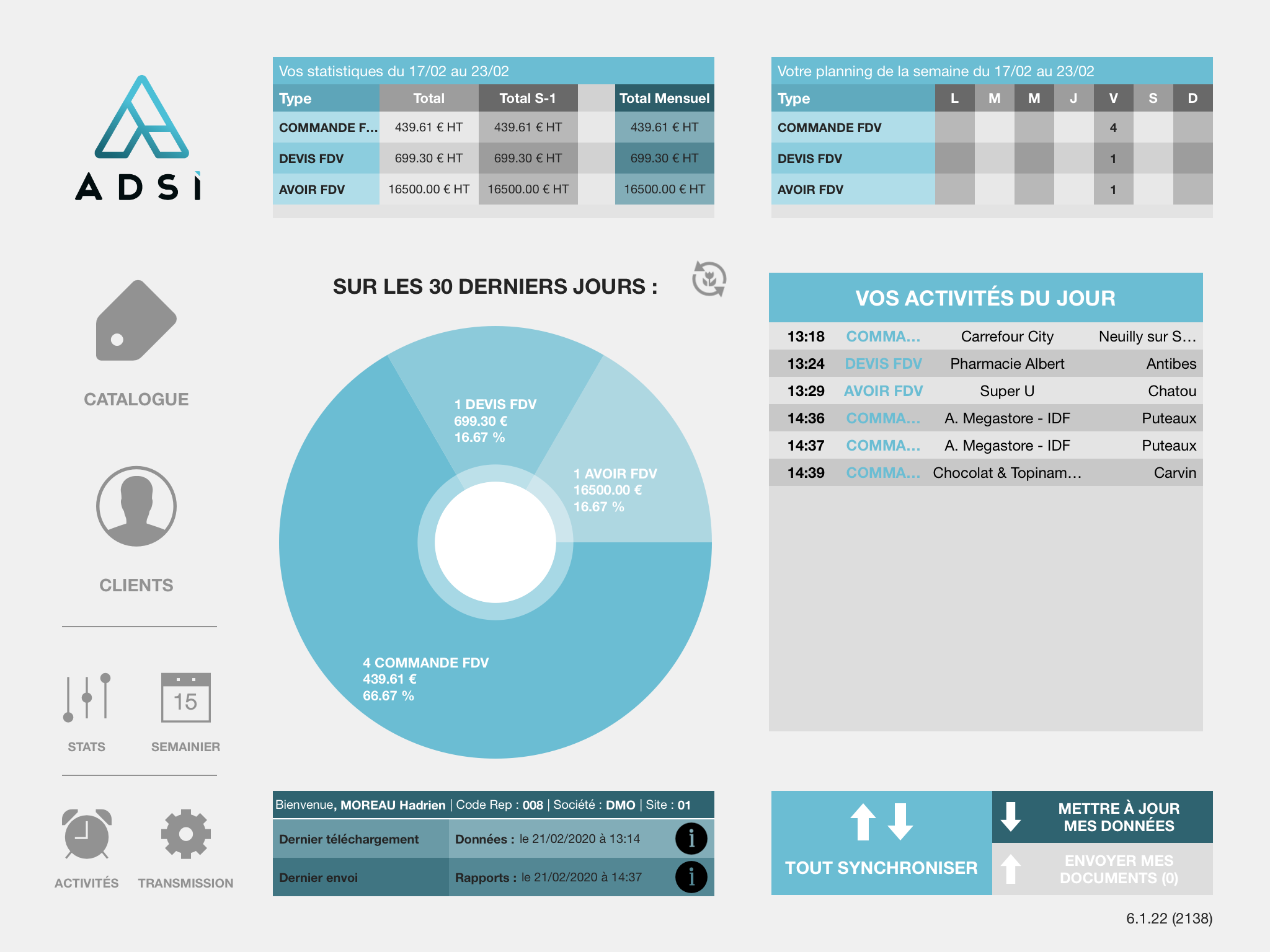 izOrder - izOrder - Page d'accueil izOrder - la "Home"