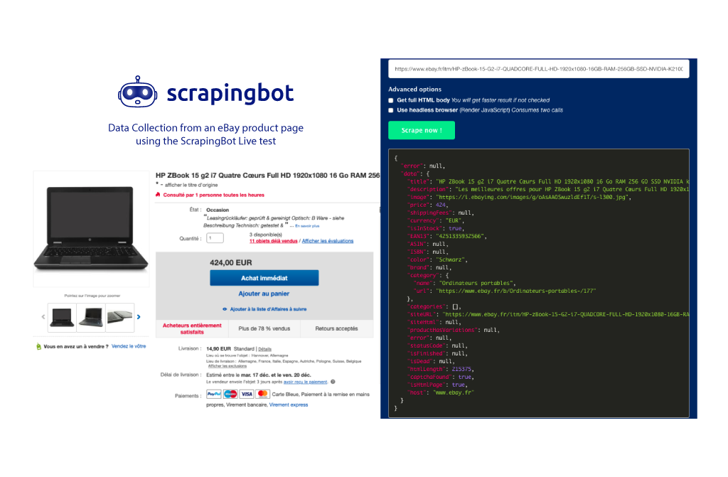 ScrapingBot - Screenshot 1