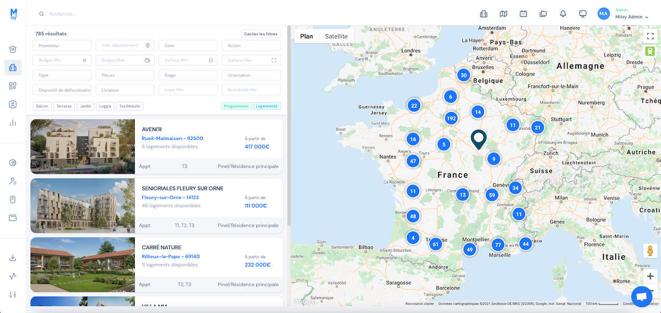 Avis Miizy : Le CRM des prescripteurs de l'immobilier neuf - Appvizer