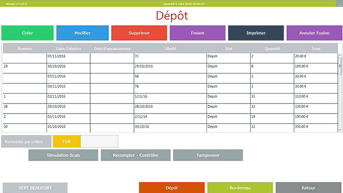 Titrepro.net - Dépôts de tickets restaurants