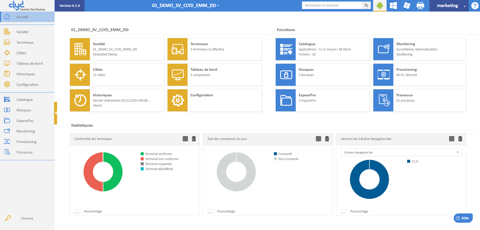 Clyd - Home page and overview