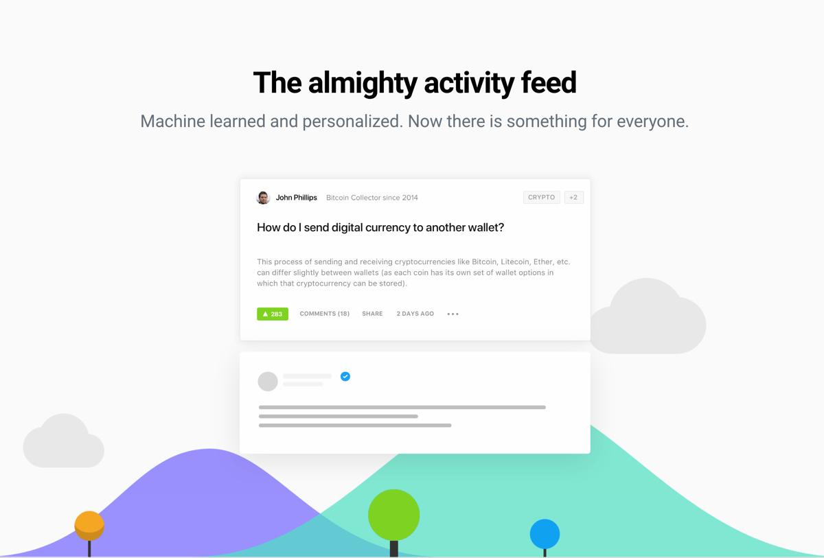 Tribe Community Platform - Activity feed