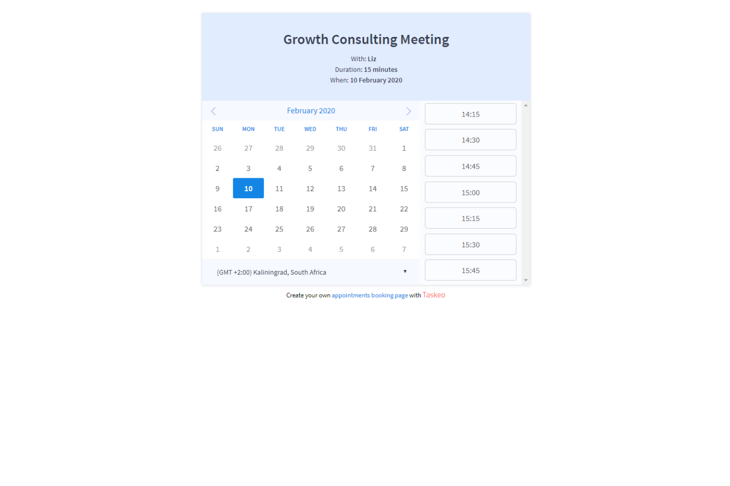 Built-in appointment planner simplifies meeting management Built-in appointment planner simplifies meeting management