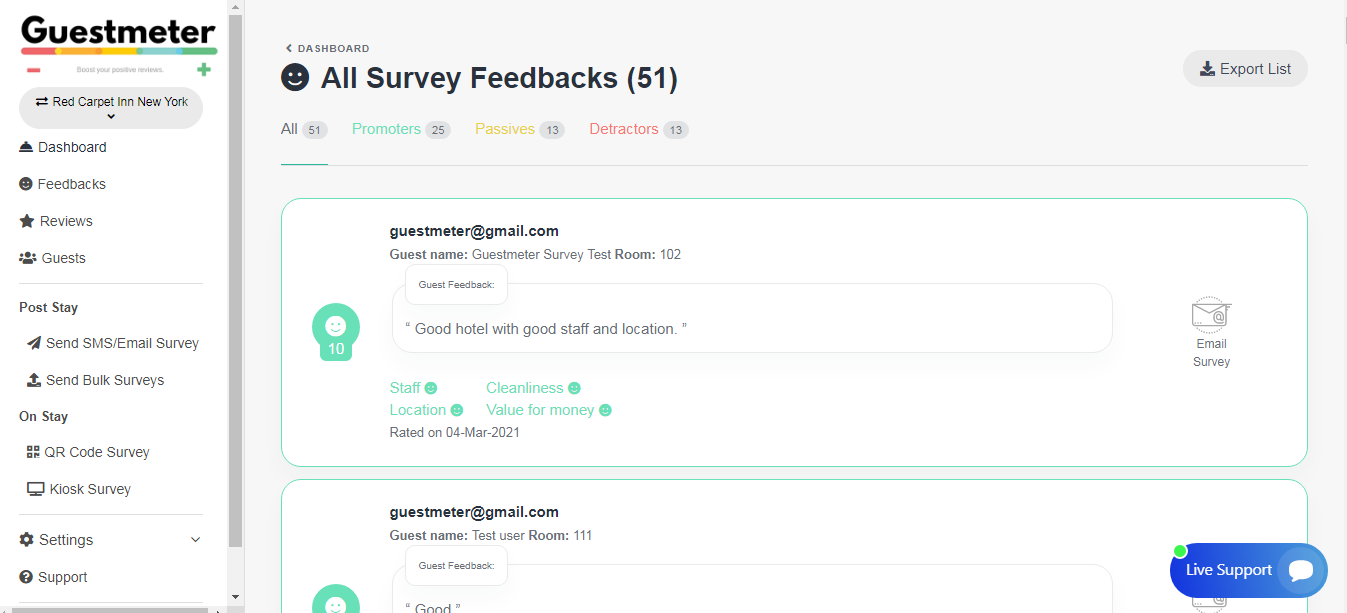 Guestmeter - Screenshot 11