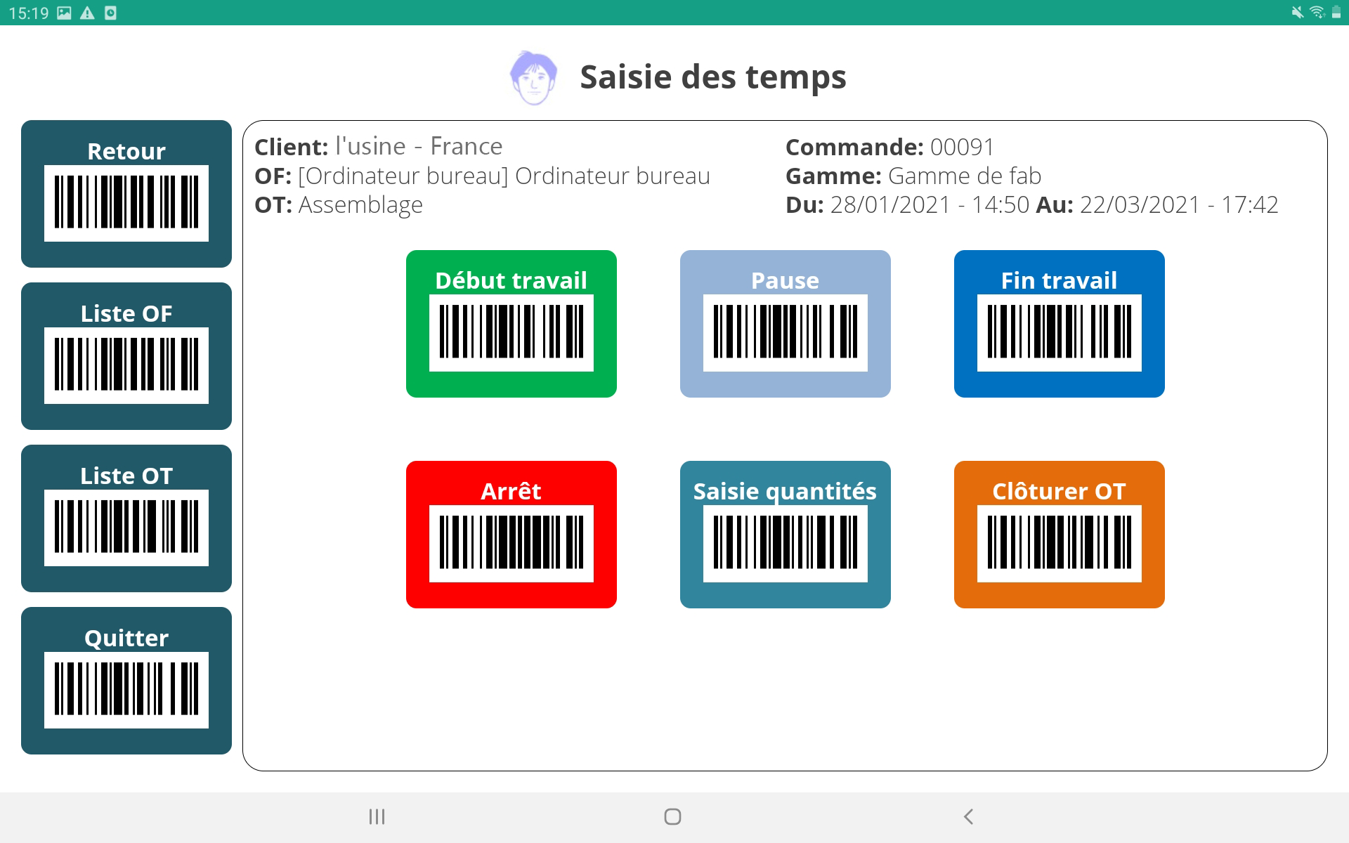 XT ERP - XT ERP- Saisie des temps Adler Technologies