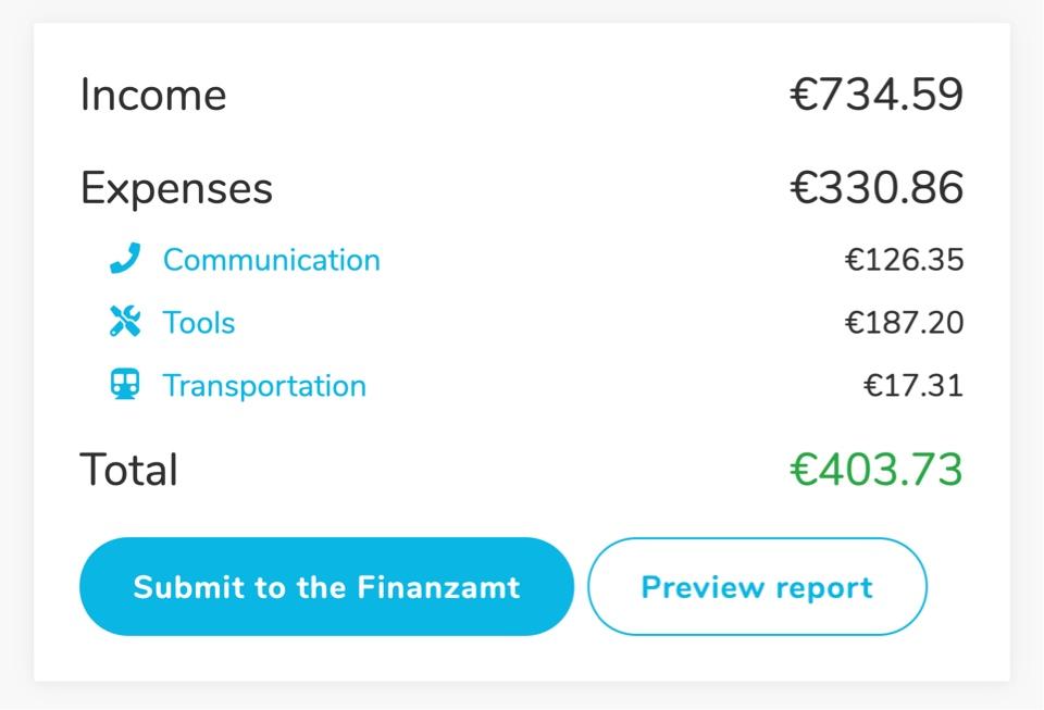 Sorted - Submit your tax reports directly to the Finanzamt