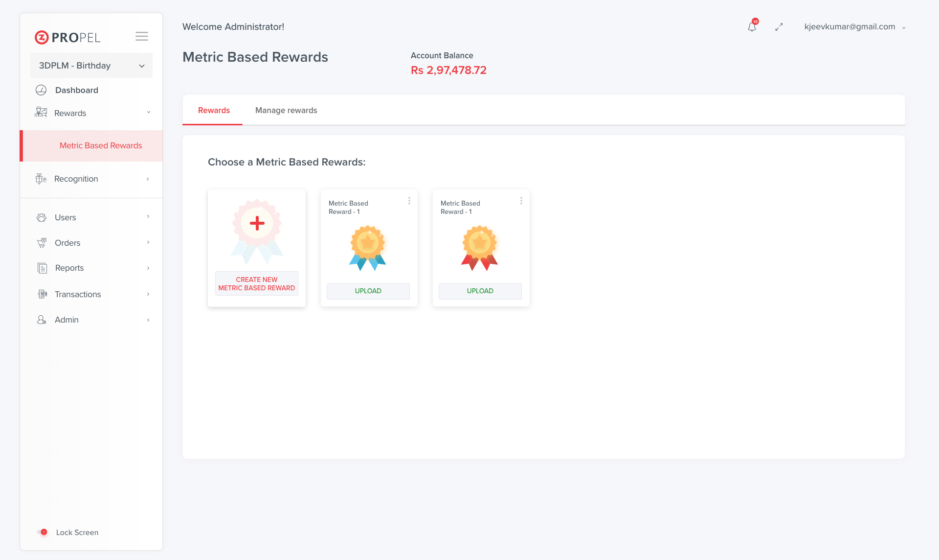 Zaggle Propel - Metric Based reward is best feature to which is critically important to an effective incentive plan.