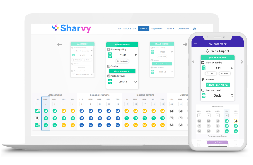 Sharvy - Solution Sharvy web et mobile