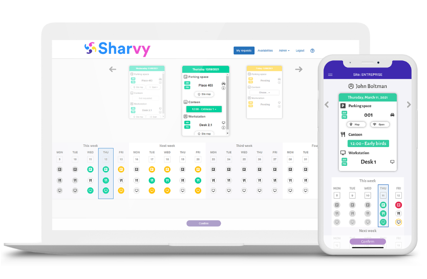 Sharvy - Sharvy, web and mobile app