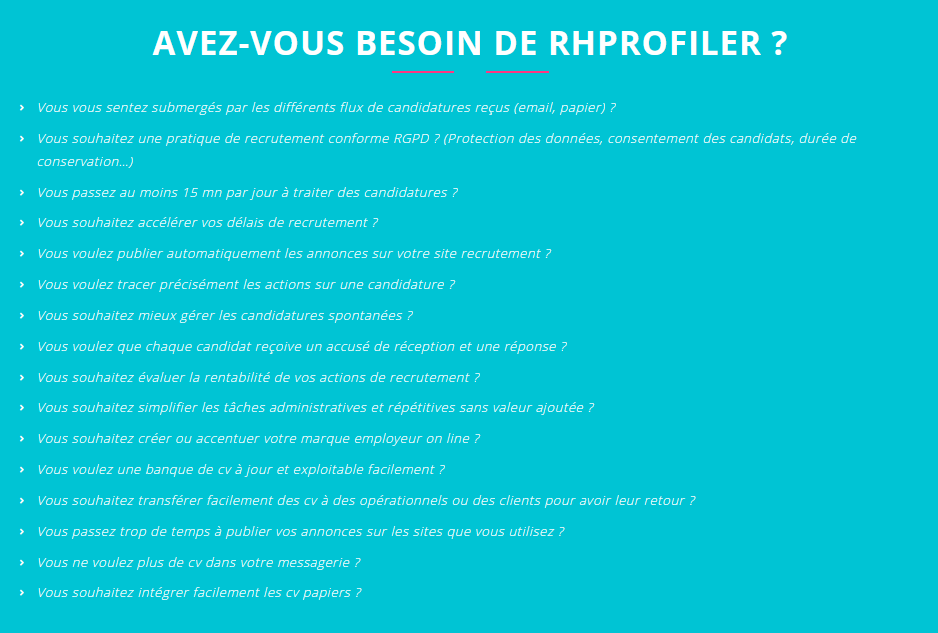 RHProfiler - Avez vous besoin d'un ATS ?