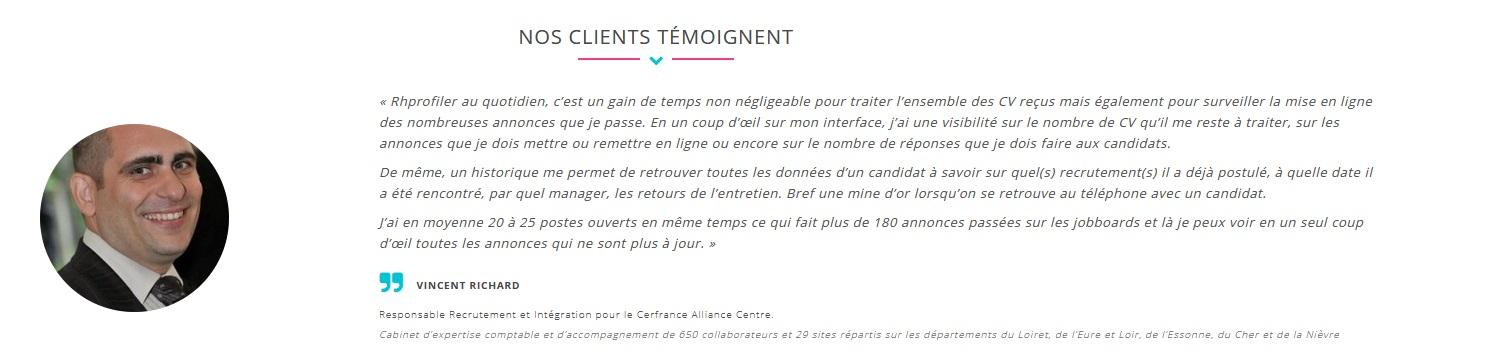 RHProfiler - Témoignage client RHPROFILER