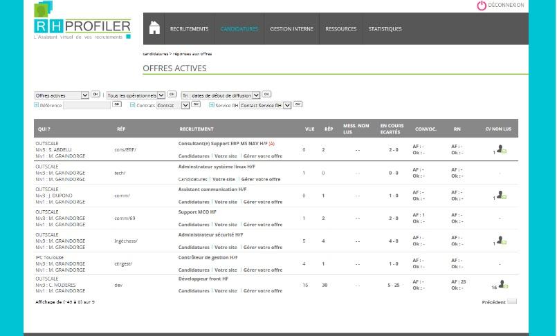 RHProfiler - Capture d'écran 9