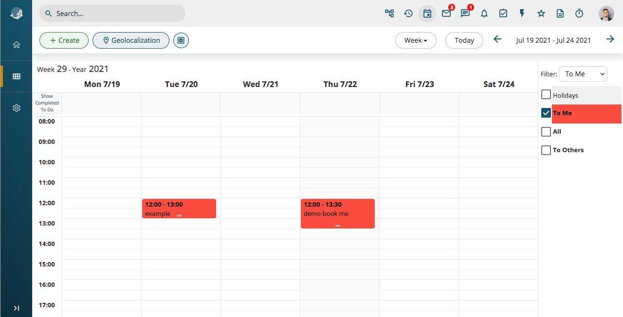 vtenext - Calendario condiviso