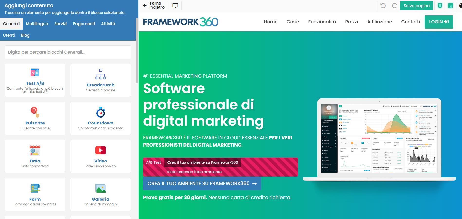 Framework360 - Visual Builder