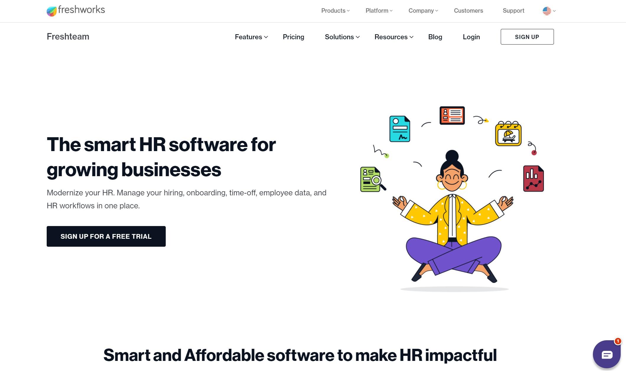 Review Freshteam: The smart HR Software for growing businesses - Appvizer