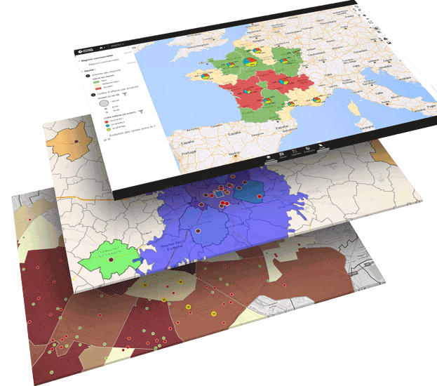 Articque Platform - Multiple data visualisation