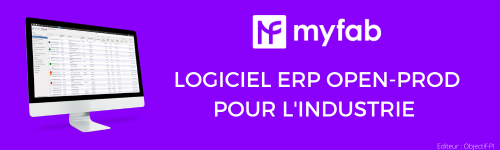 Avis MyFab : Logiciel ERP ouvert & connecté pour l'industrie des TPE&PME - Appvizer
