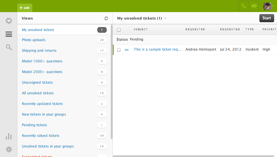 Zendesk - Zendesk: Mapping der Domainname, Kundenprofil, Case Management